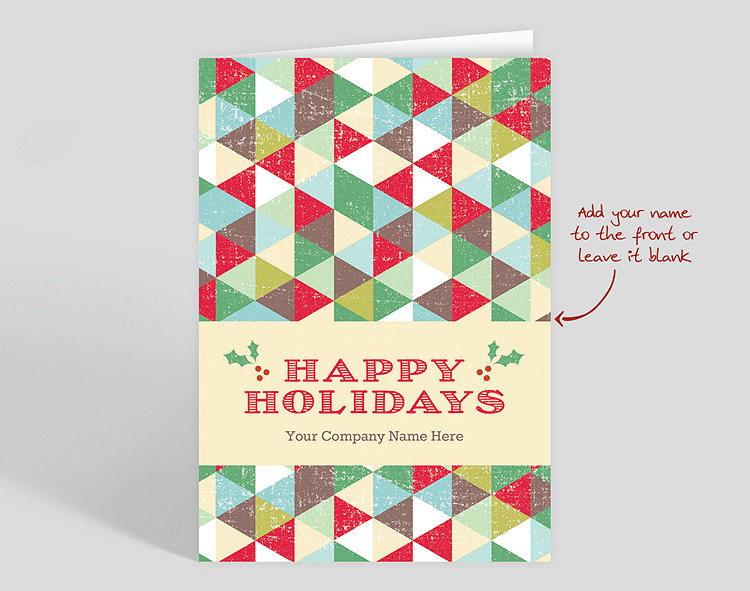 Harlequin Holidays Card - Greeting Cards