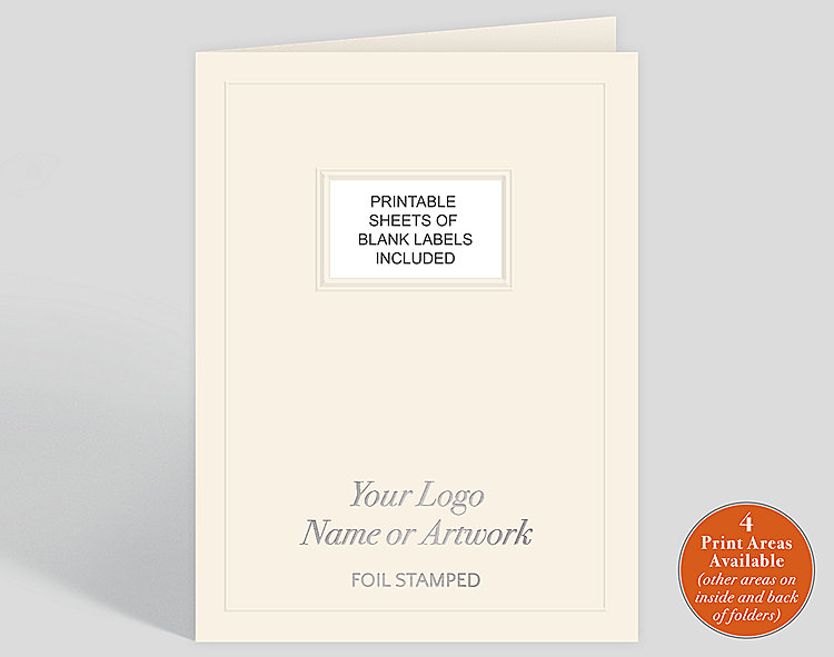 Label Presentation Folders Cream - Presentation Folders