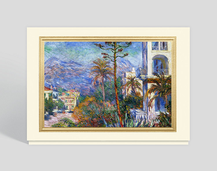 Villen at Bordighera Greeting Card - Greeting Cards